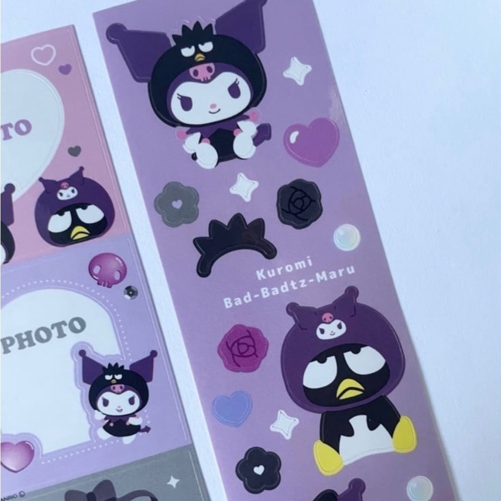 Kuromi and Badtz Maru stickers